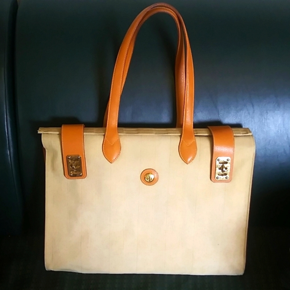 SOLD.  Fendi Briefcase Bag Authentic and Rare Vintage
